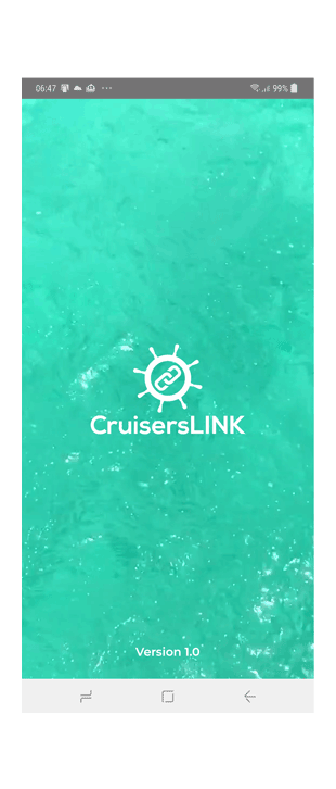 CruisersLINK Splash Screen